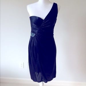 NWT Saks Fifth Ave Navy blue cocktail dress